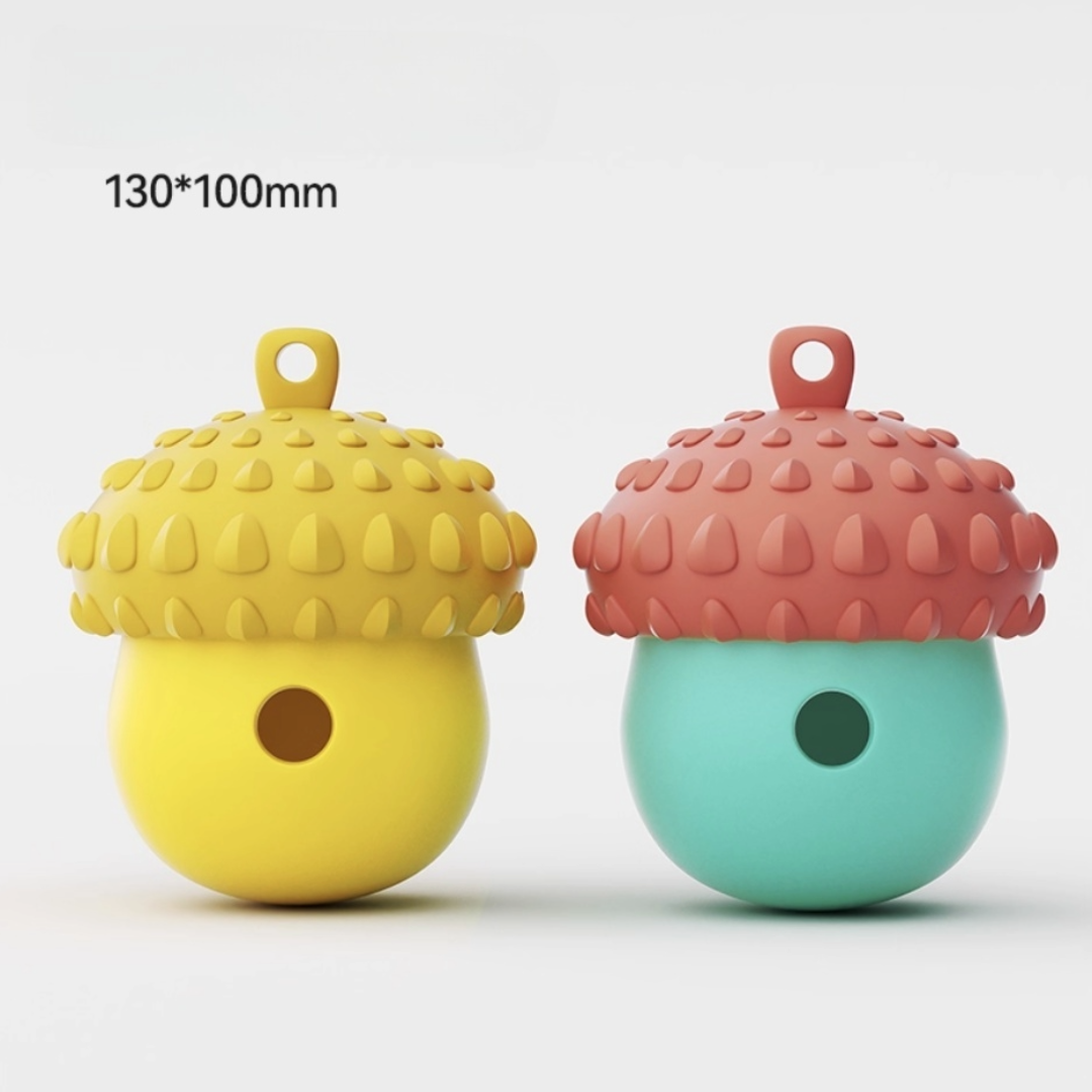 Acorn-Shaped Dog Treat Dispenser Toy | 2 PCS