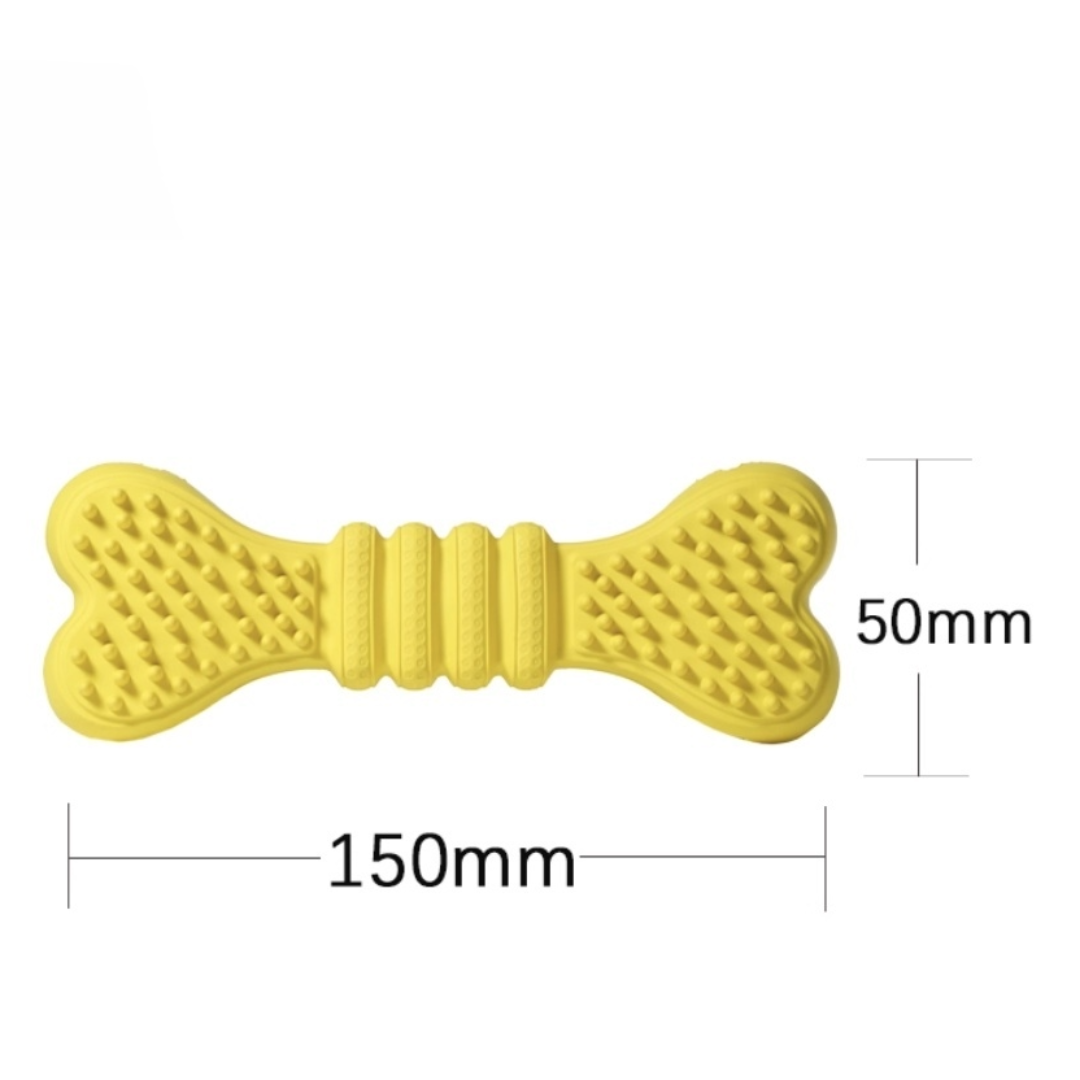 Bone-Shaped Dog Treat Dispenser Toy