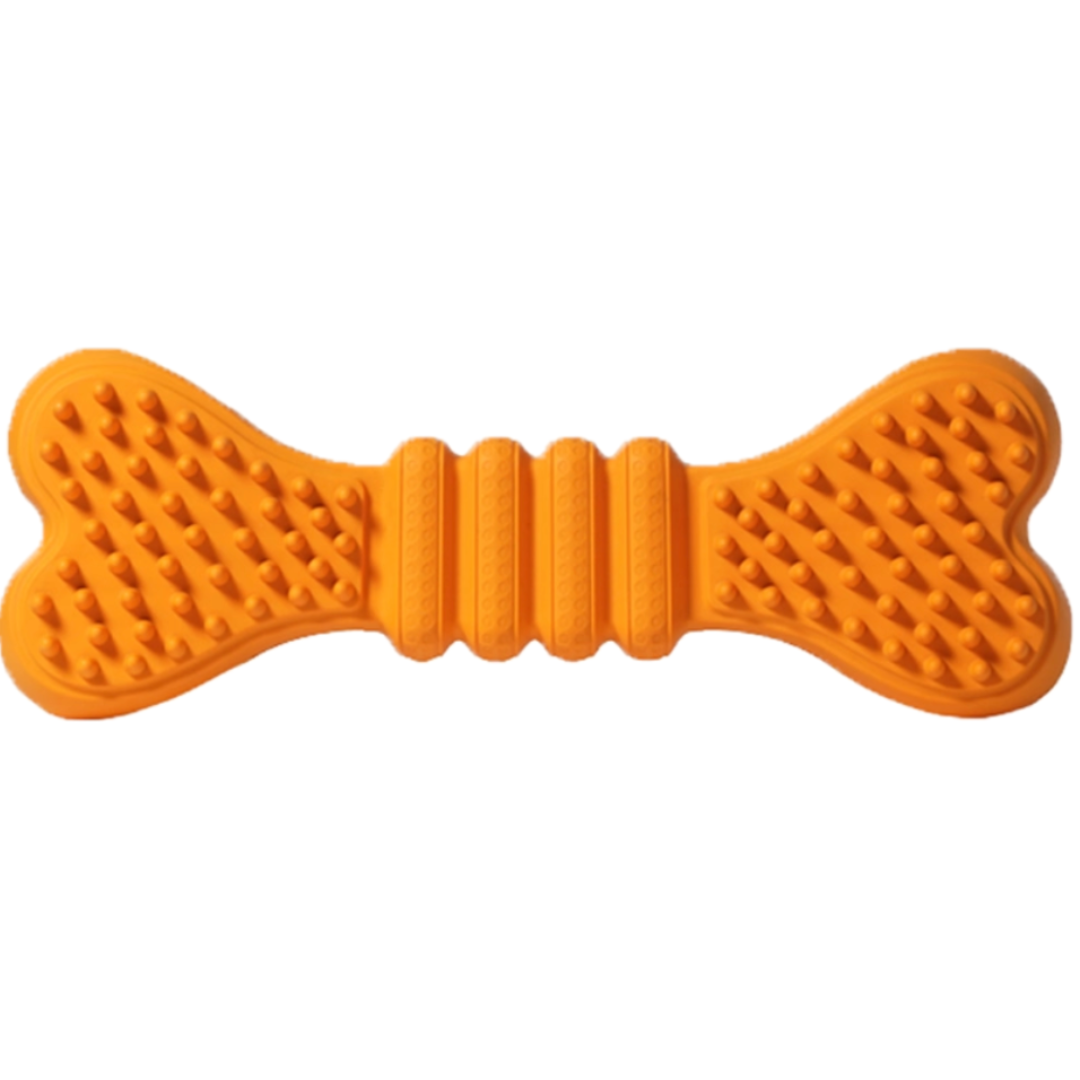 Bone-Shaped Dog Treat Dispenser Toy