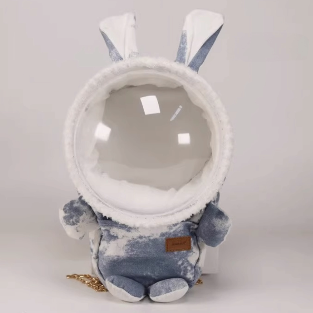 Rabbit-Shaped Small Pet Travel Backpack