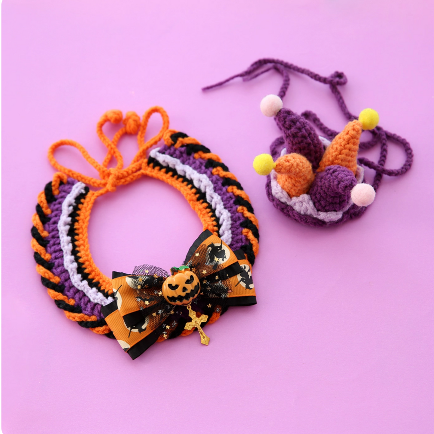 Halloween Pet Decorative Bib and Hat
