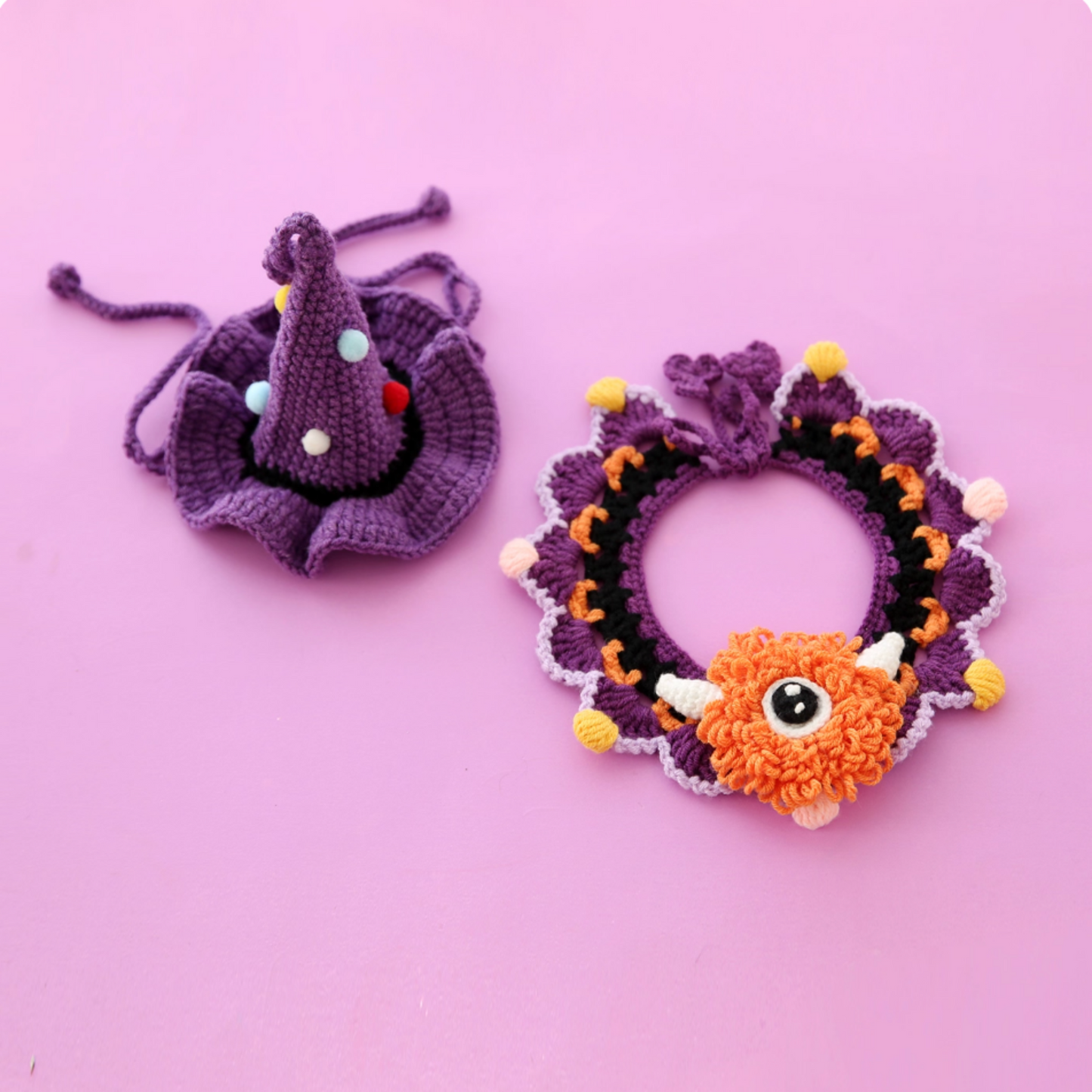 Halloween Pet Decorative Bib and Hat