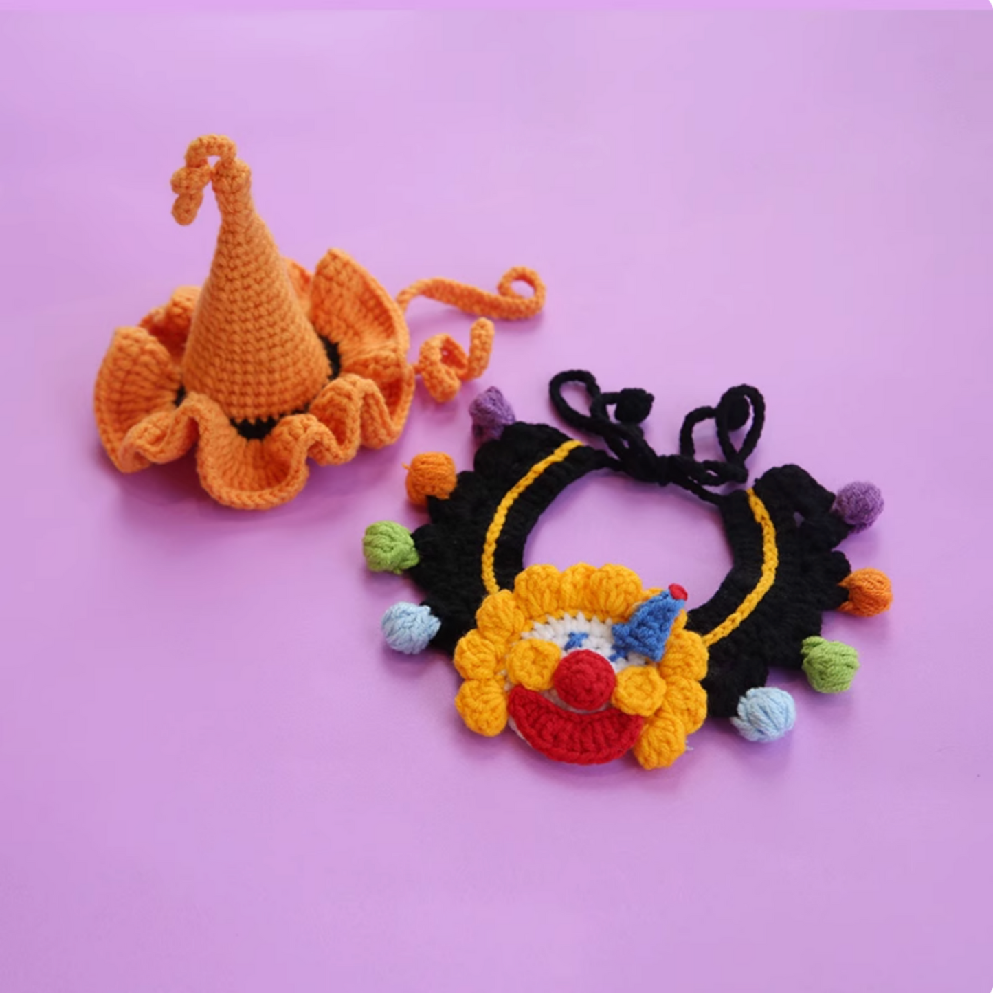 Halloween Pet Decorative Bib and Hat