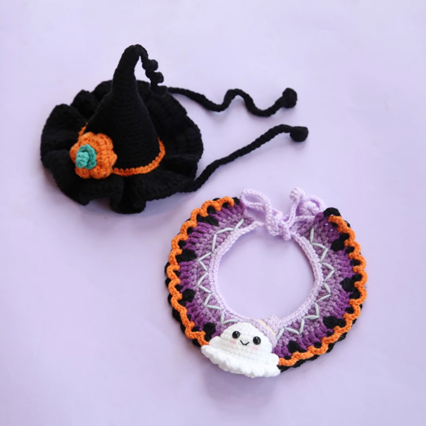 Halloween Pet Decorative Bib and Hat