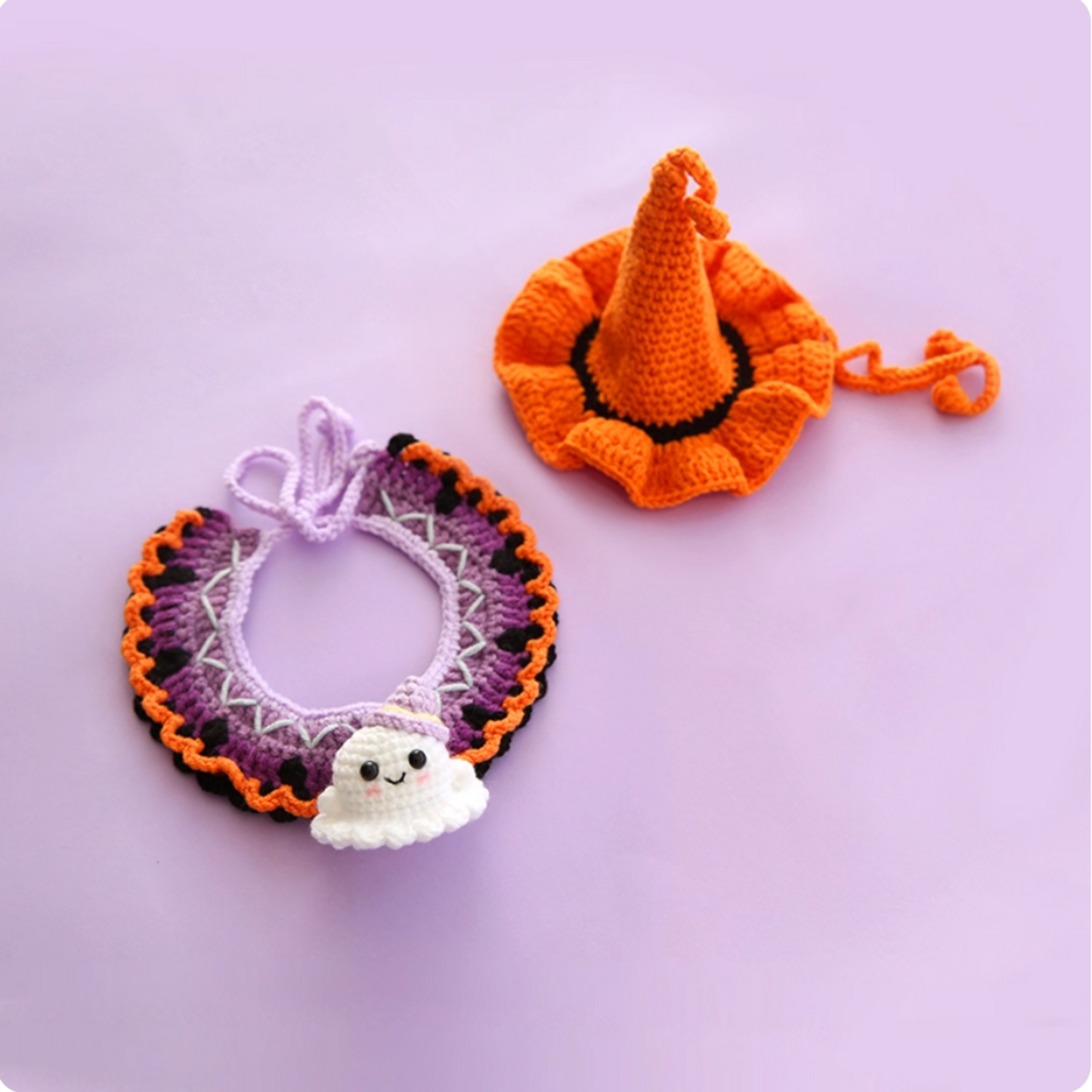 Halloween Pet Decorative Bib and Hat
