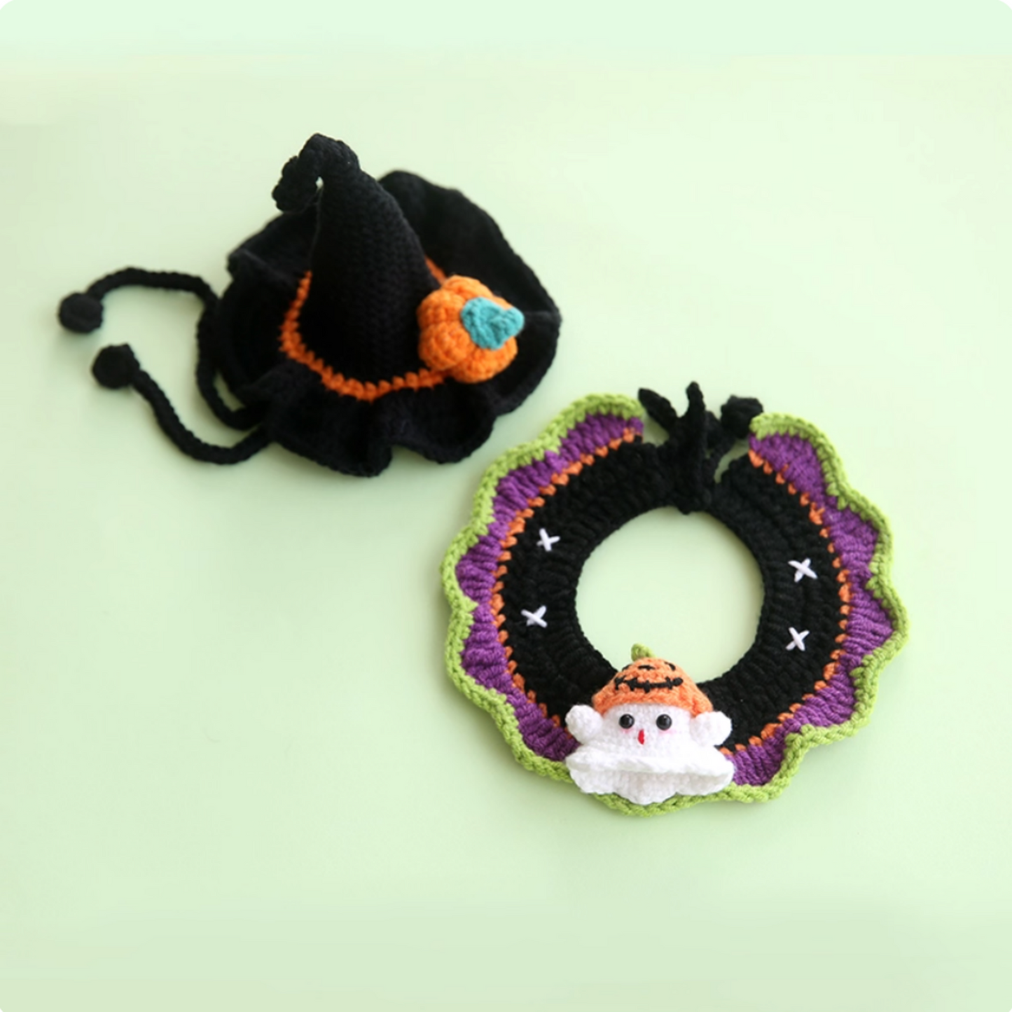 Halloween Pet Decorative Bib and Hat