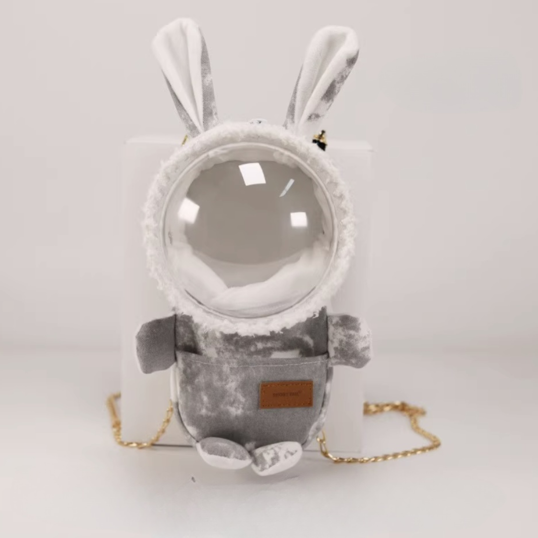 Rabbit-Shaped Small Pet Travel Backpack