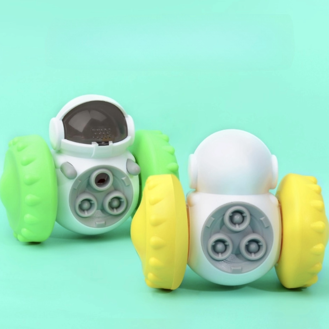 Robot-Shaped Dog Treat Dispenser Toy