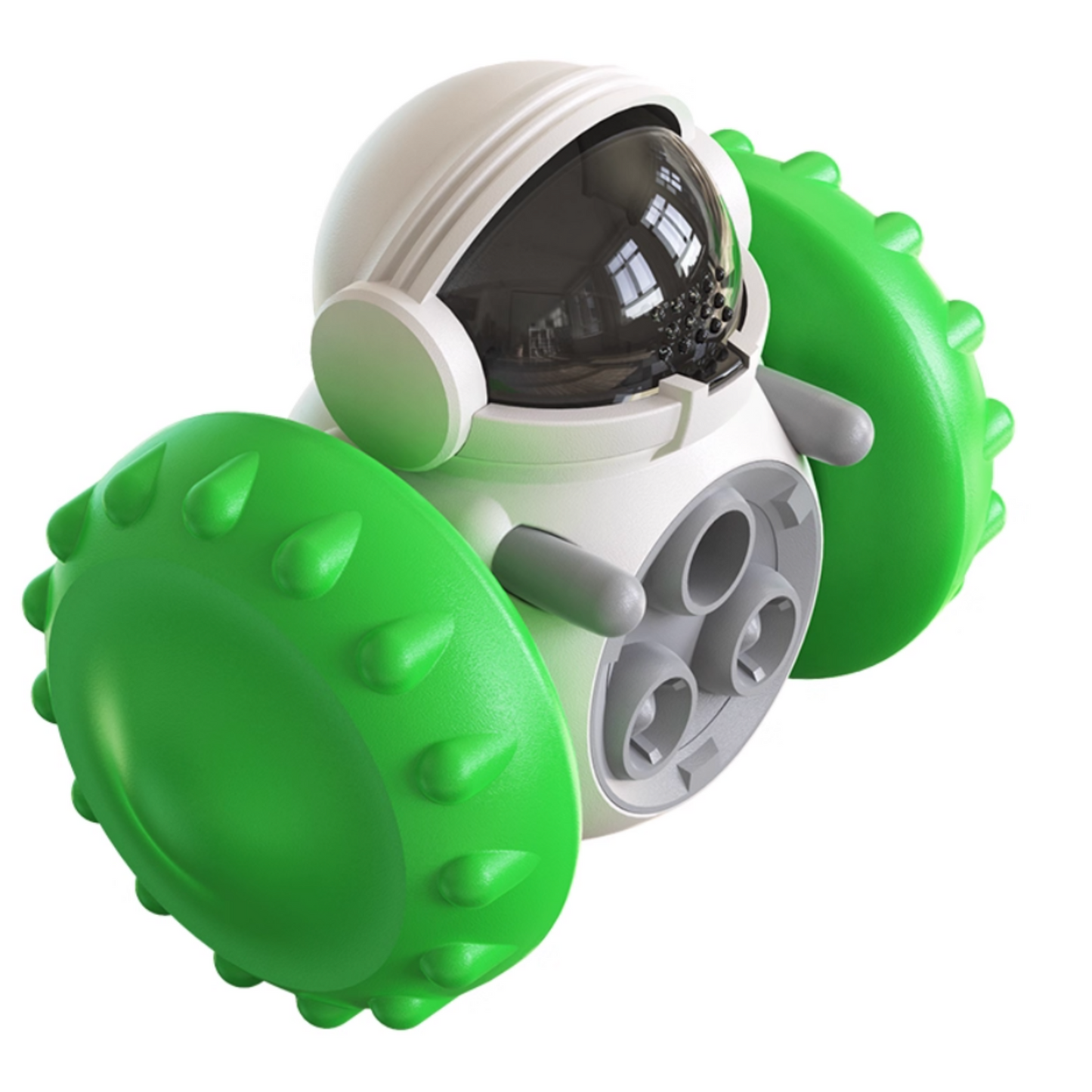 Robot-Shaped Dog Treat Dispenser Toy