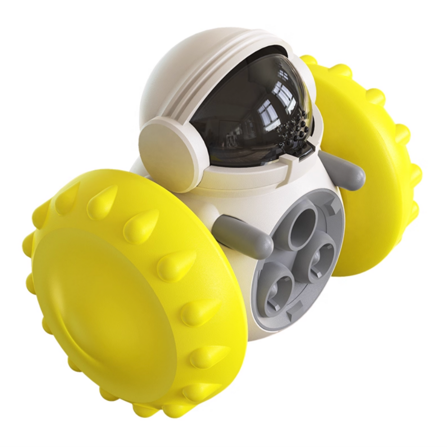 Robot-Shaped Dog Treat Dispenser Toy