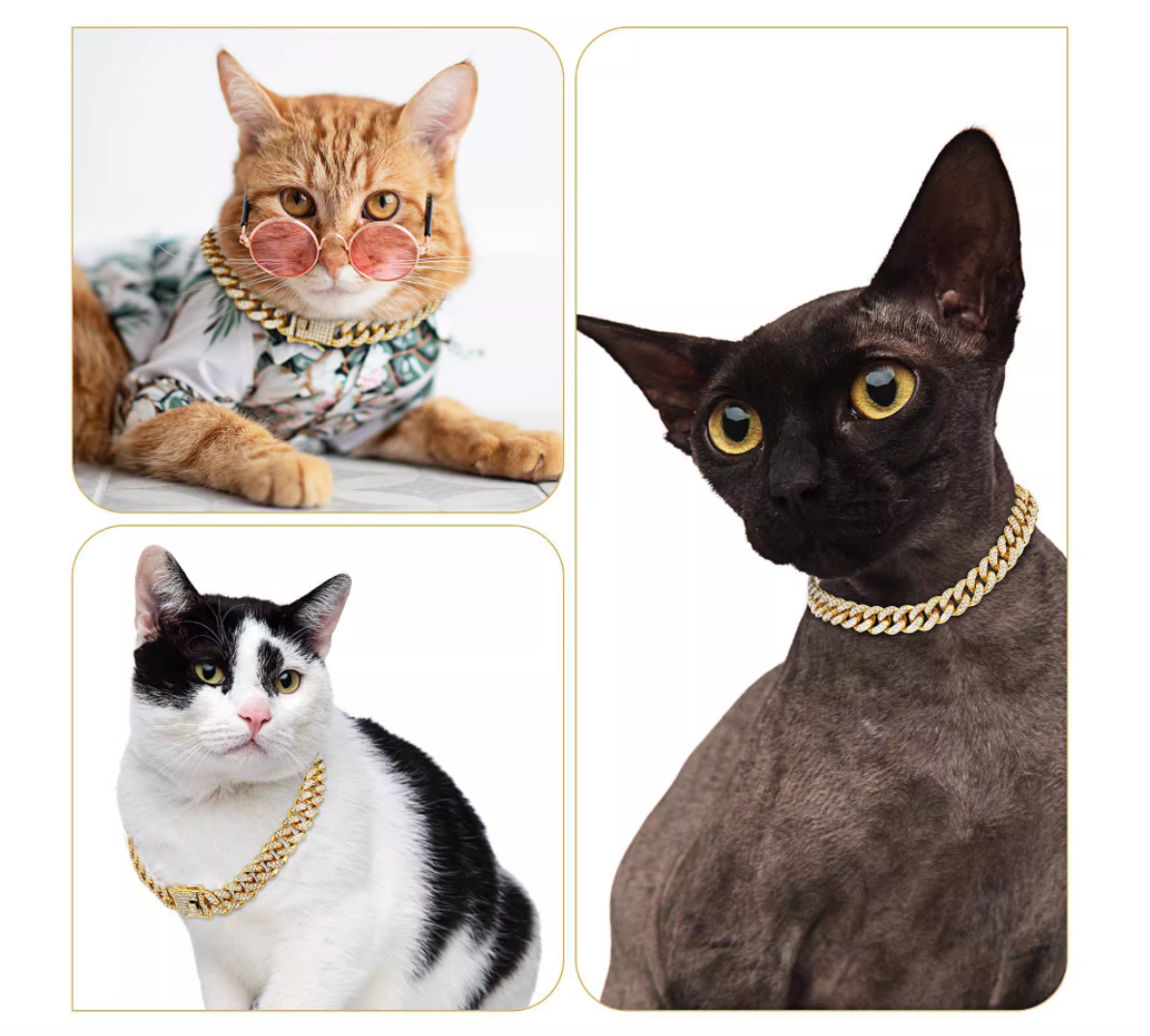 Dog Chain Diamond Cuban Collar