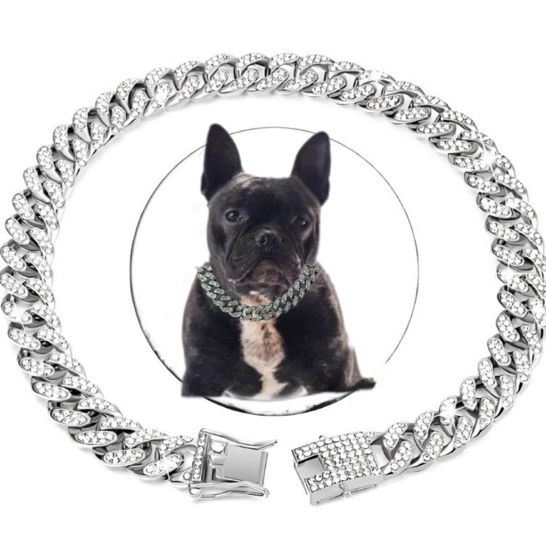 Dog Chain Diamond Cuban Collar
