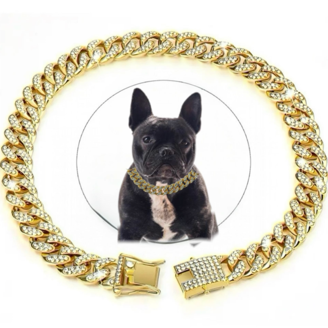 Dog Chain Diamond Cuban Collar