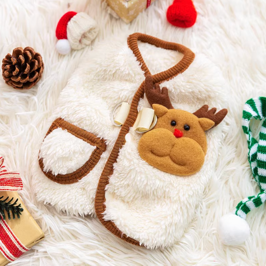 Dog Christmas-Themed Warm Coat