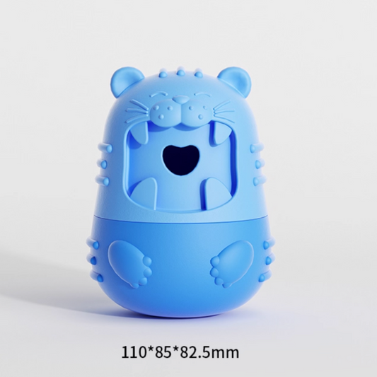 Tiger-shaped Pet Food Dispenser Toy