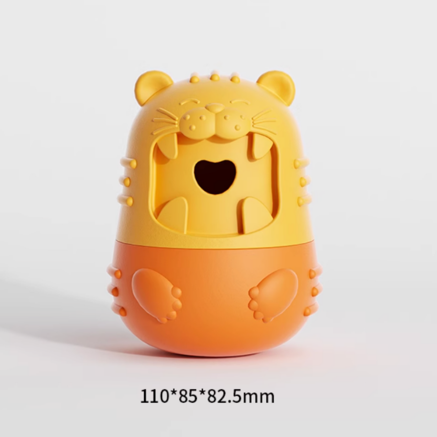 Tiger-shaped Pet Food Dispenser Toy