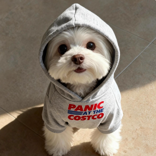 Preppy style fleece-lined sweatshirt