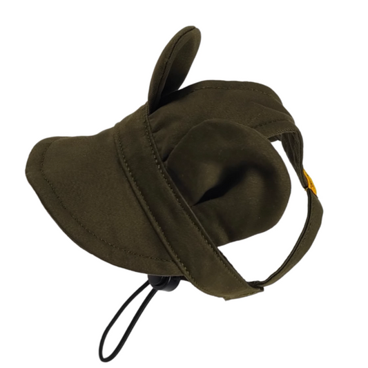 Pet adjustable ear-exposing sun hat