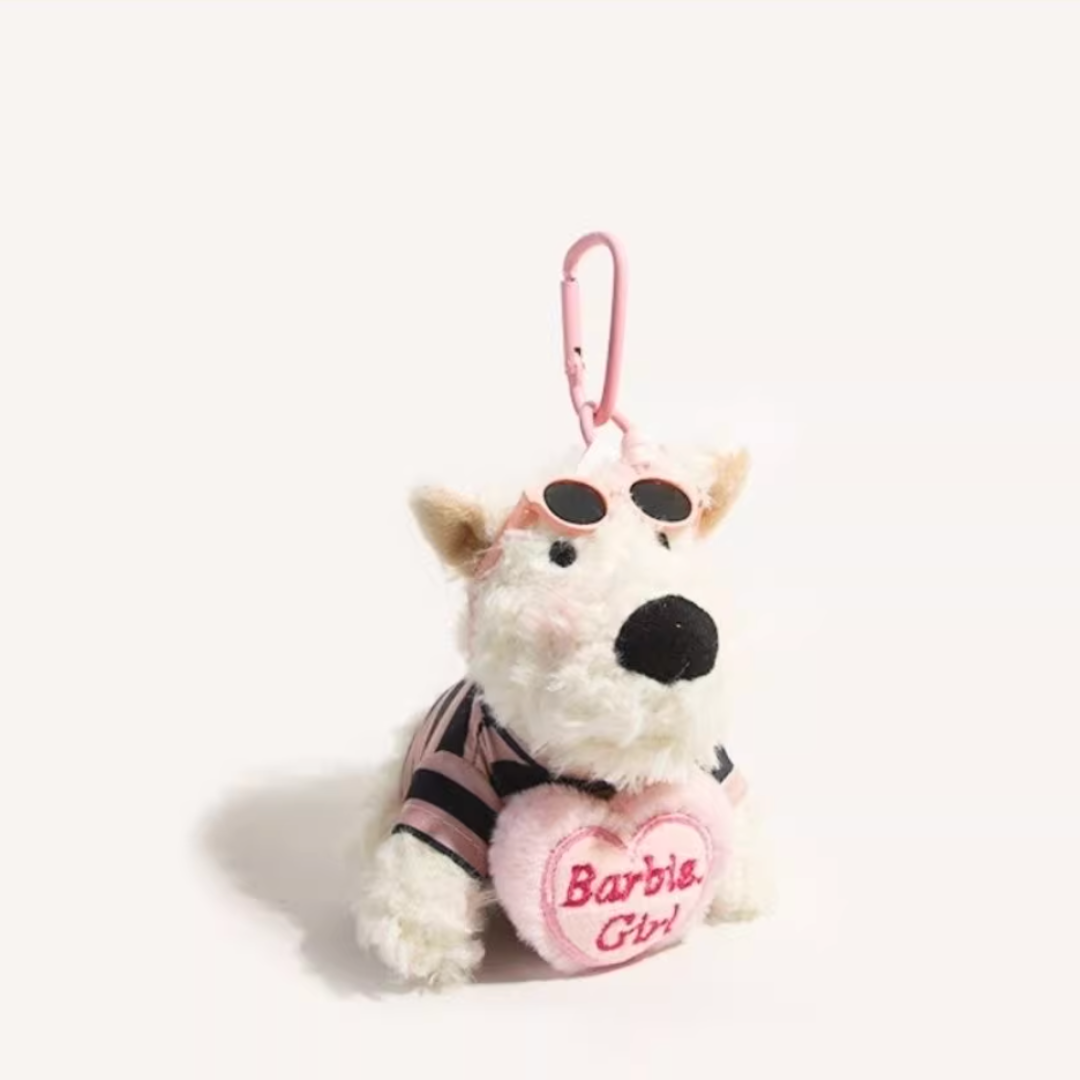 West Highland Backpack Keychain Plush Toy