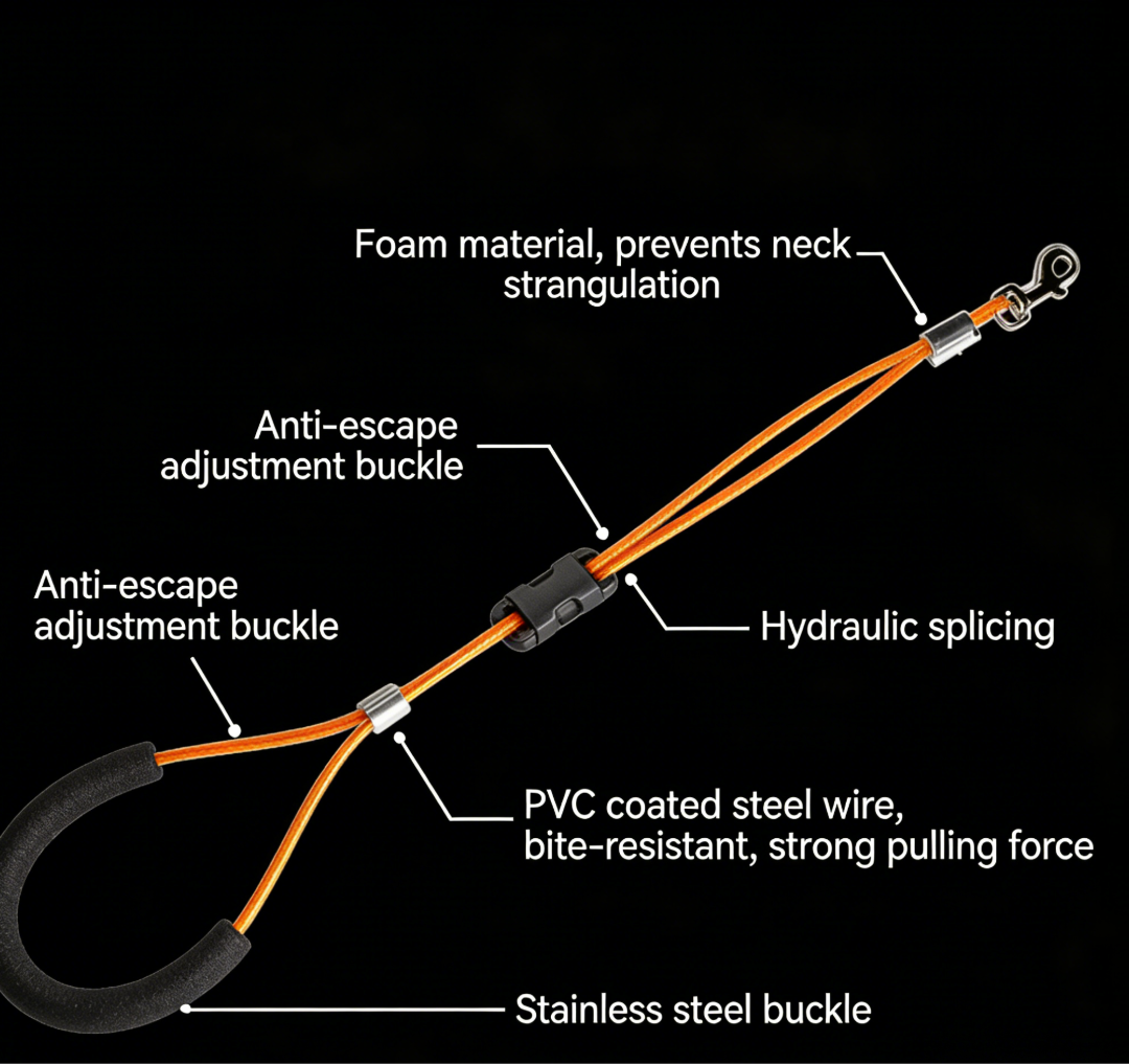 Pet grooming leash (bathing restraint)|55cm