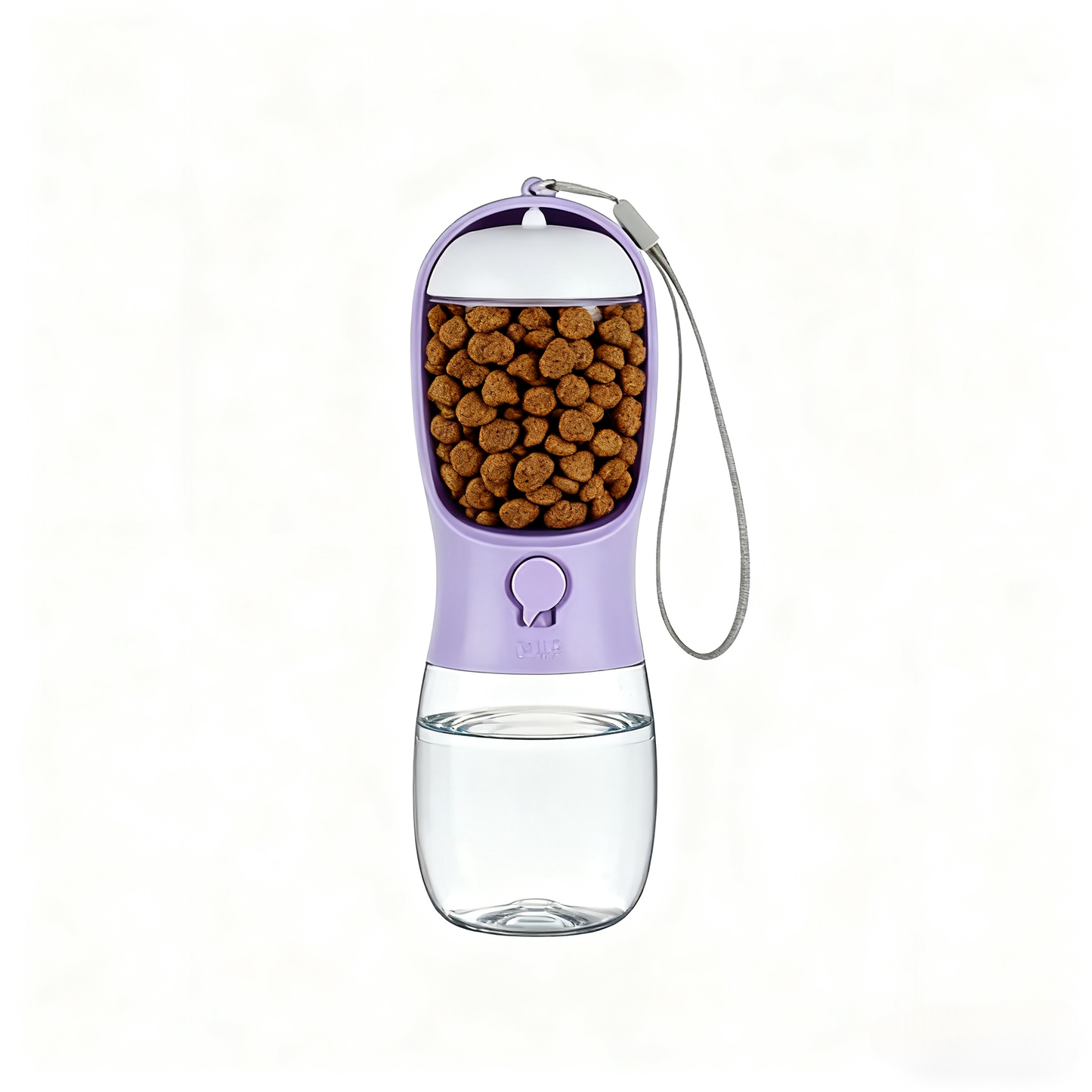 Portable Pet Water Bottle with Food Container