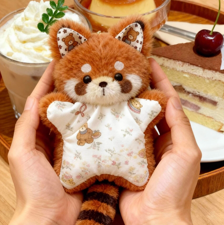 Fox & Raccoon Cute and Soothing Bean Bag Stress Relief Plush Toy