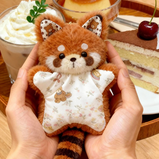 Fox & Raccoon Cute and Soothing Bean Bag Stress Relief Plush Toy