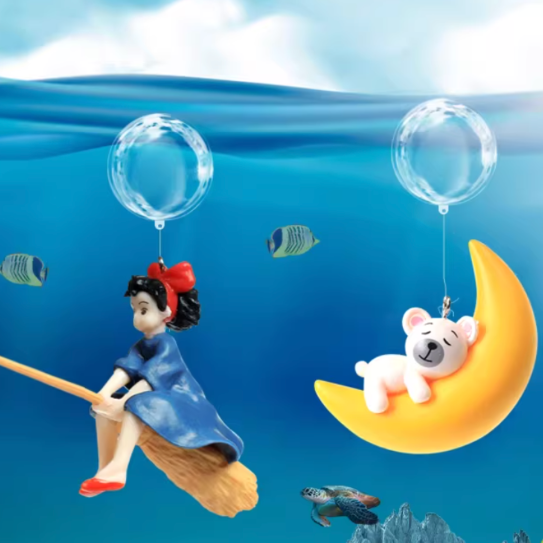Fish tank decoration floating fairy set｜2-Piece Set