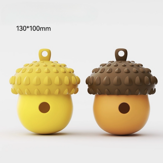 Acorn-Shaped Dog Treat Dispenser Toy | 2 PCS