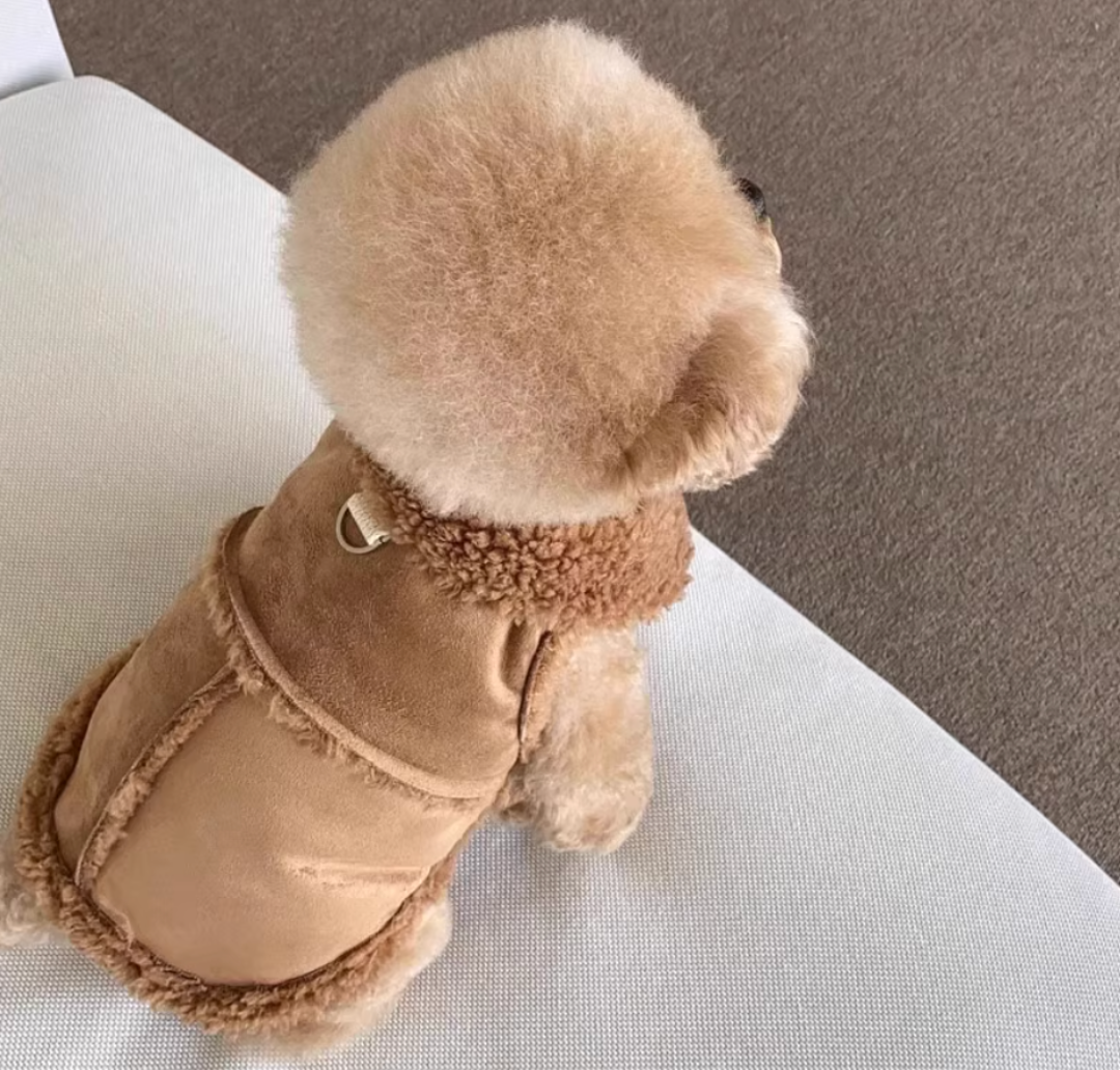 Pet warm vest fleece jacket