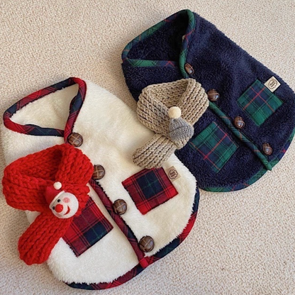 Dog Christmas-Themed Warm Coat