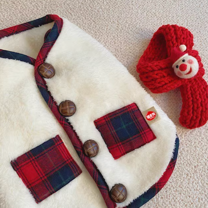 Dog Christmas-Themed Warm Coat