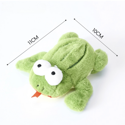 Electric Frog Teething Toy for Kittens