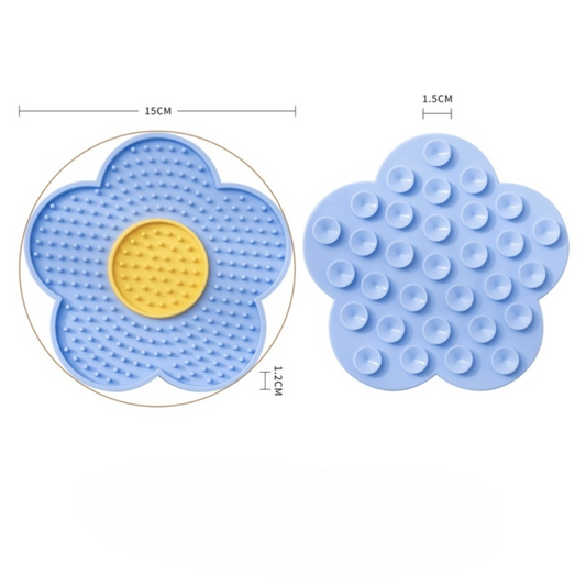 Flower-Shaped Dog Slow Feeder Bowl