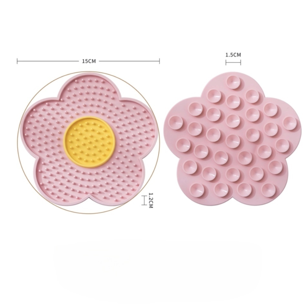 Flower-Shaped Dog Slow Feeder Bowl