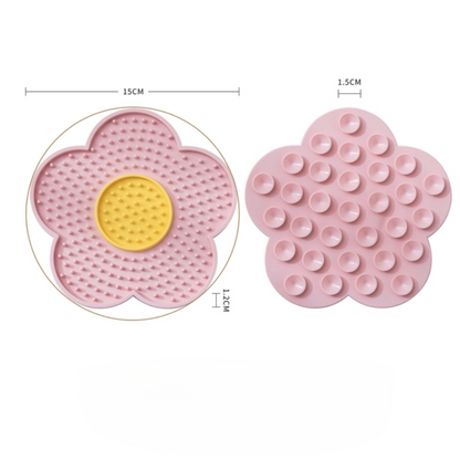 Flower-Shaped Dog Slow Feeder Bowl