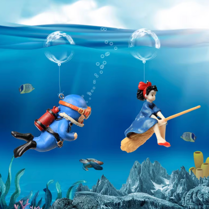 Fish tank decoration floating fairy set｜2-Piece Set