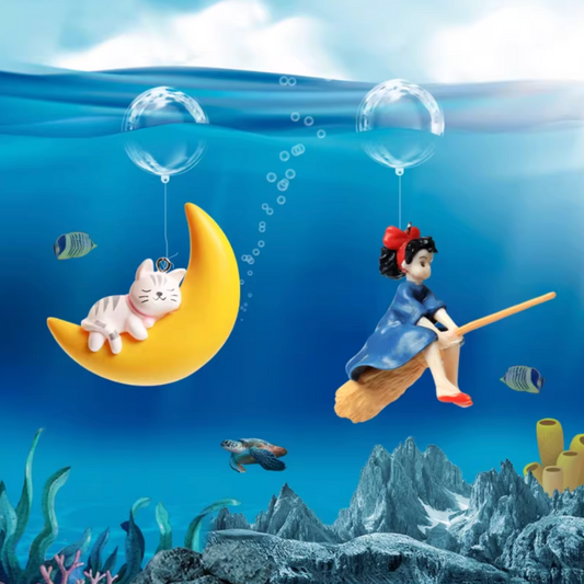 Fish tank decoration floating fairy set｜2-Piece Set