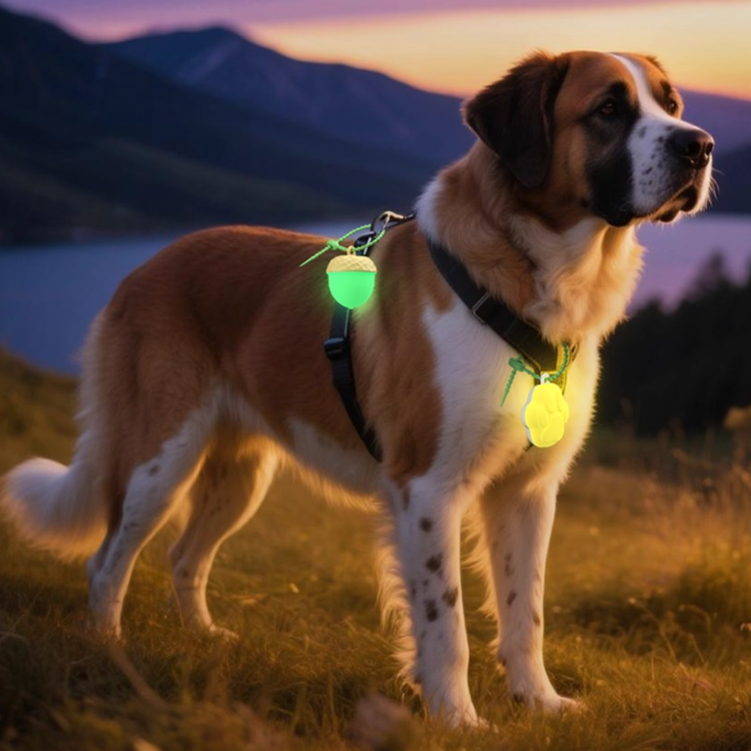 The Ultimate Nighttime Dog Walking Companion（Pinecone+Paw）