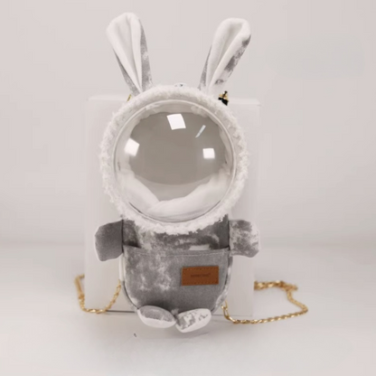 Rabbit-Shaped Small Pet Travel Backpack