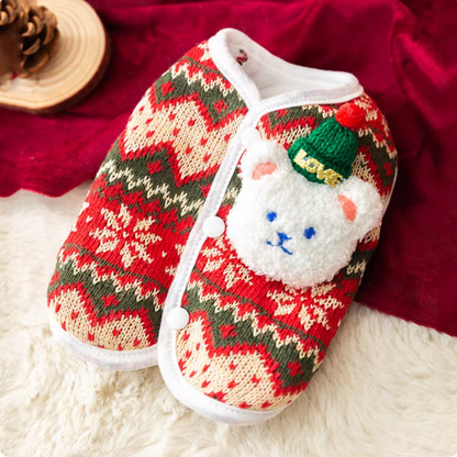 Dog Christmas-Themed Warm Coat