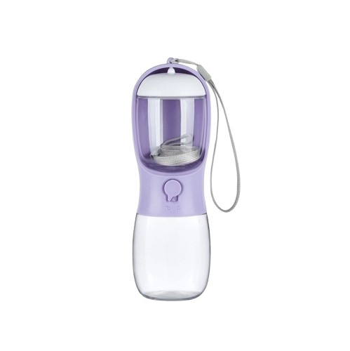 Portable Pet Water Bottle with Food Container