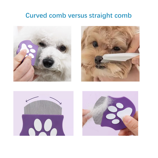 Professional Eye Comb for Pets｜Clears Eye Discharge