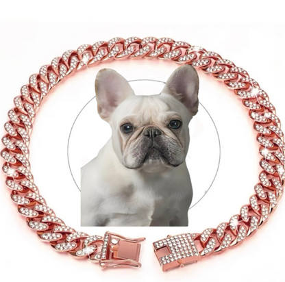 Dog Chain Diamond Cuban Collar