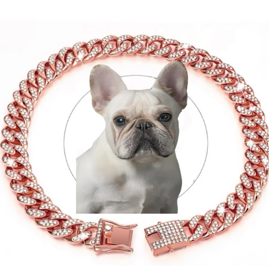 Dog Chain Diamond Cuban Collar