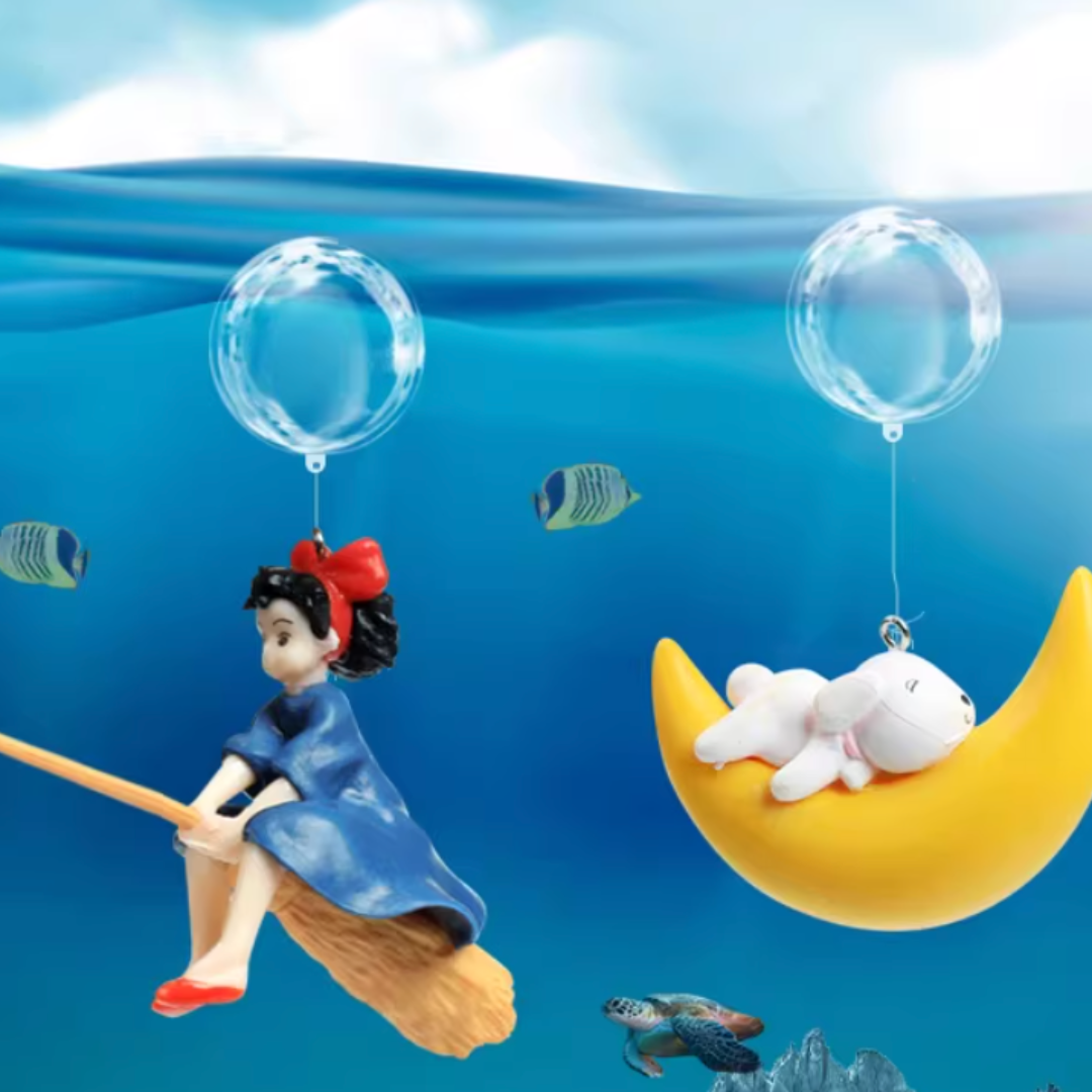 Fish tank decoration floating fairy set｜2-Piece Set