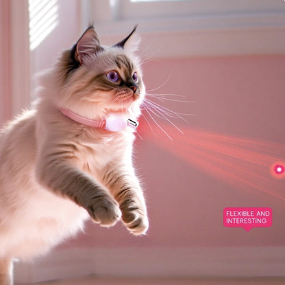 Smart Laser Cat Teaser Collar Toy