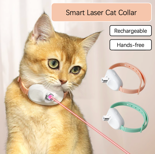 Smart Laser Cat Teaser Collar Toy