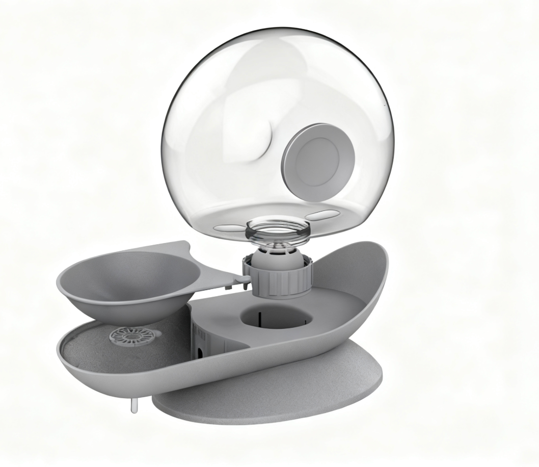 Snail-Shaped Automatic Cat Water Fountain