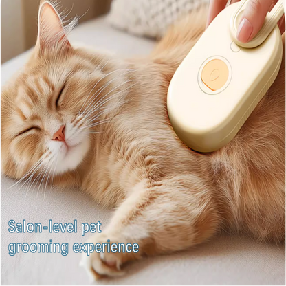 Steam-Powered Pet Shedding Comb